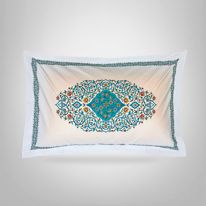 V2G Printed Pillow Covers- Mughal Motifs- Pair