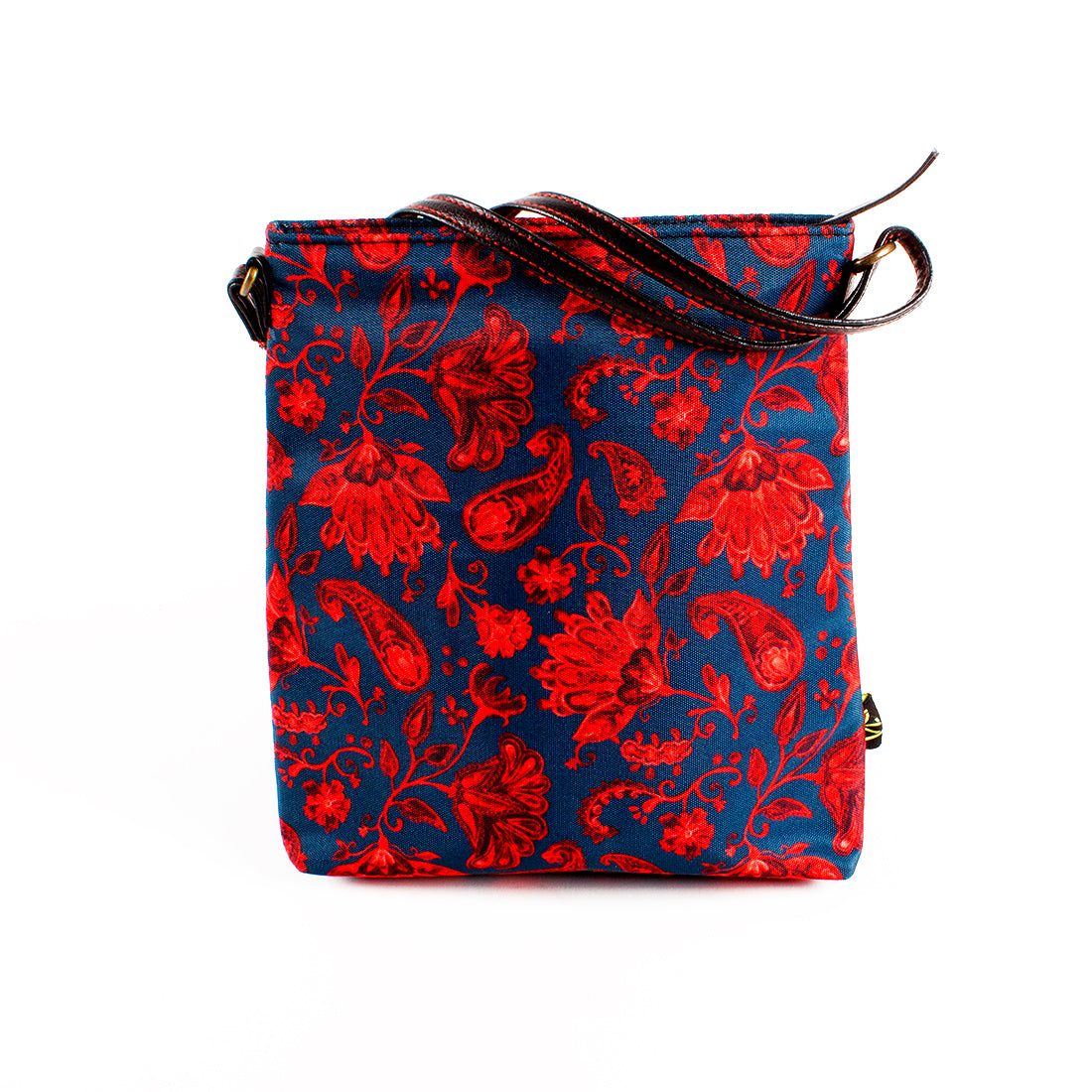 V2G Sling Bag - Red Floral Paisely