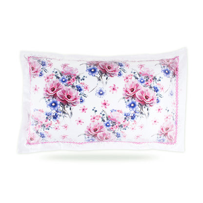 V2G Rose Bunches Printed Pillow Covers- Pair