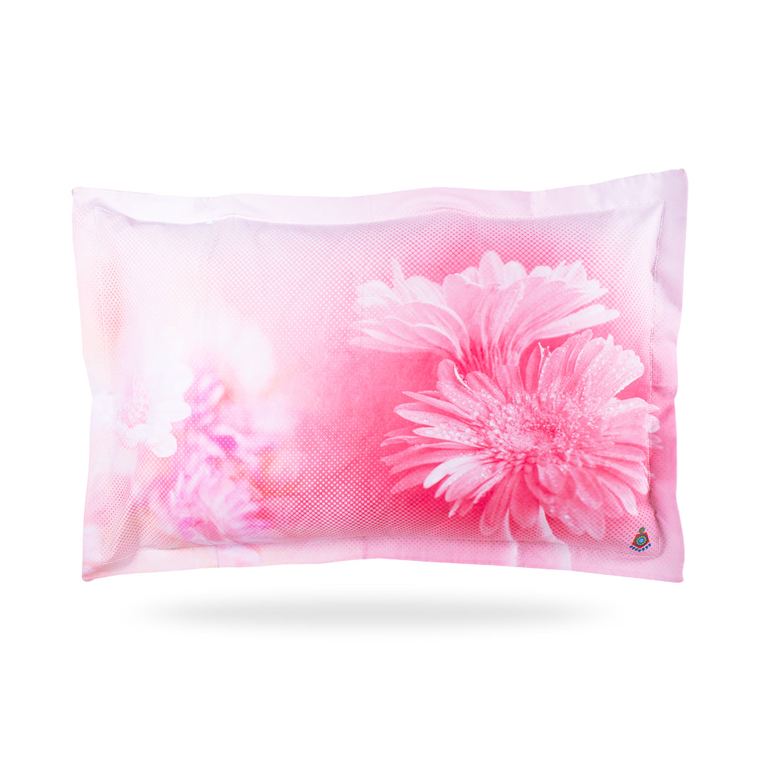 V2G Pink Dhalias Printed Pillow Covers- Pair