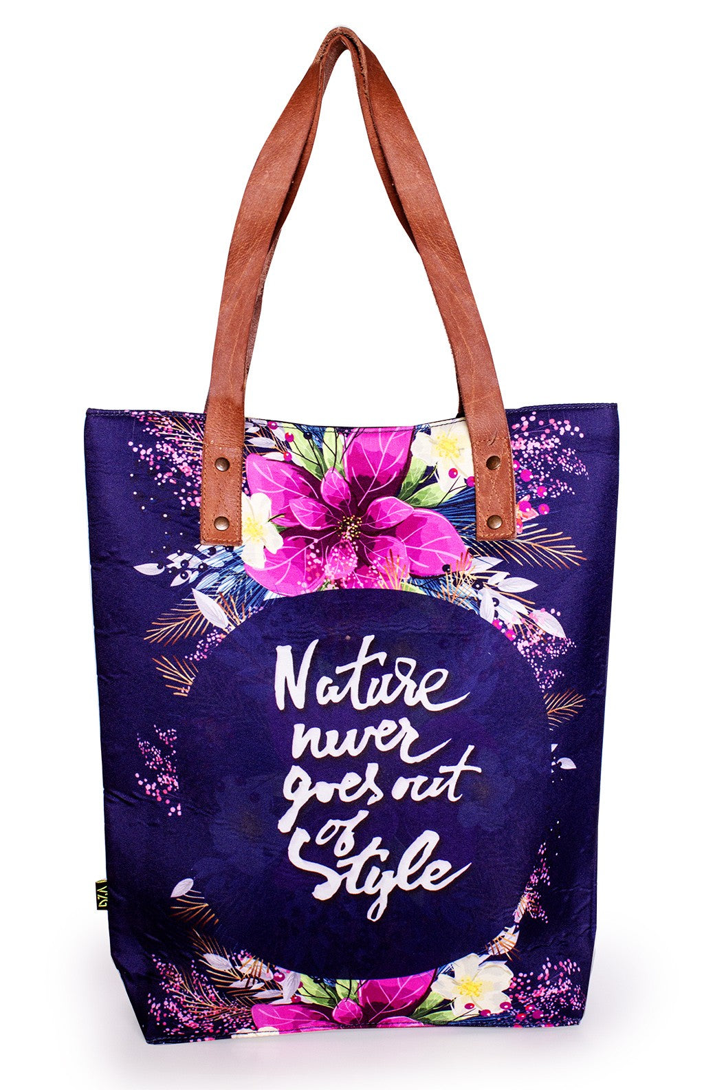 Tote bag- NATURE NEVER GOES OUT OF STYLE