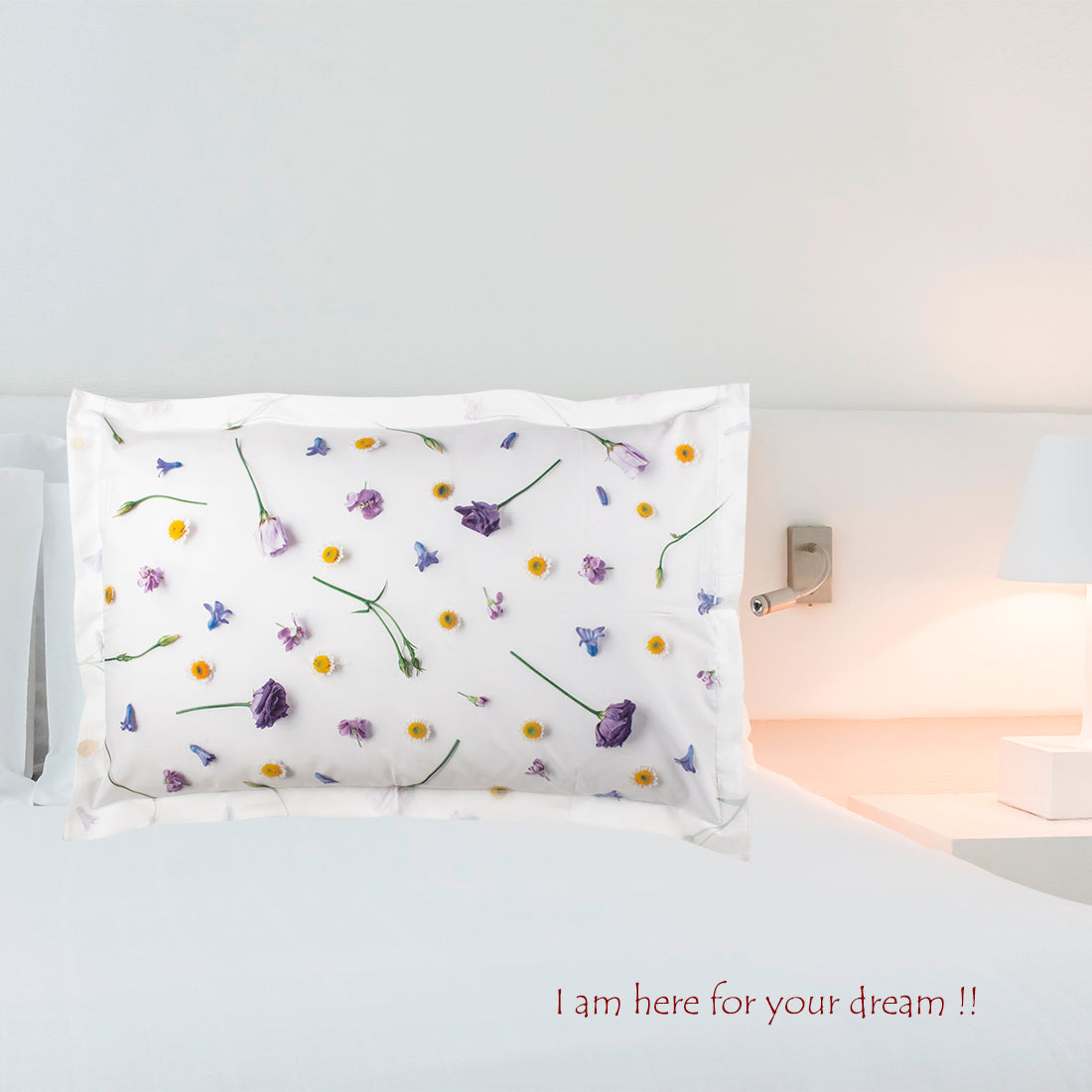 V2G Flowers for me Printed Pillow Covers - Pair