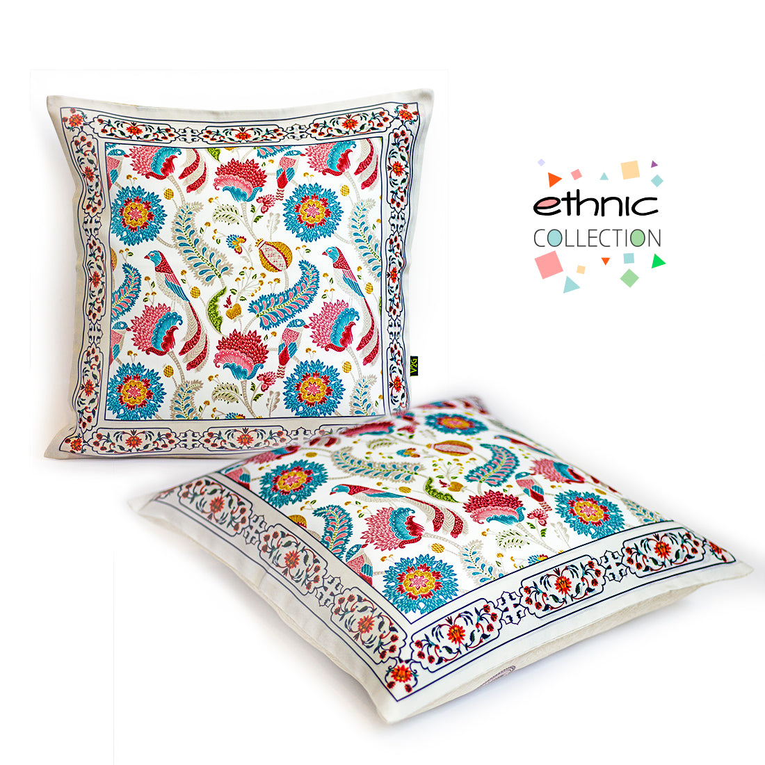 Cushion Cover-Ethnic Collection-02- Set of 2