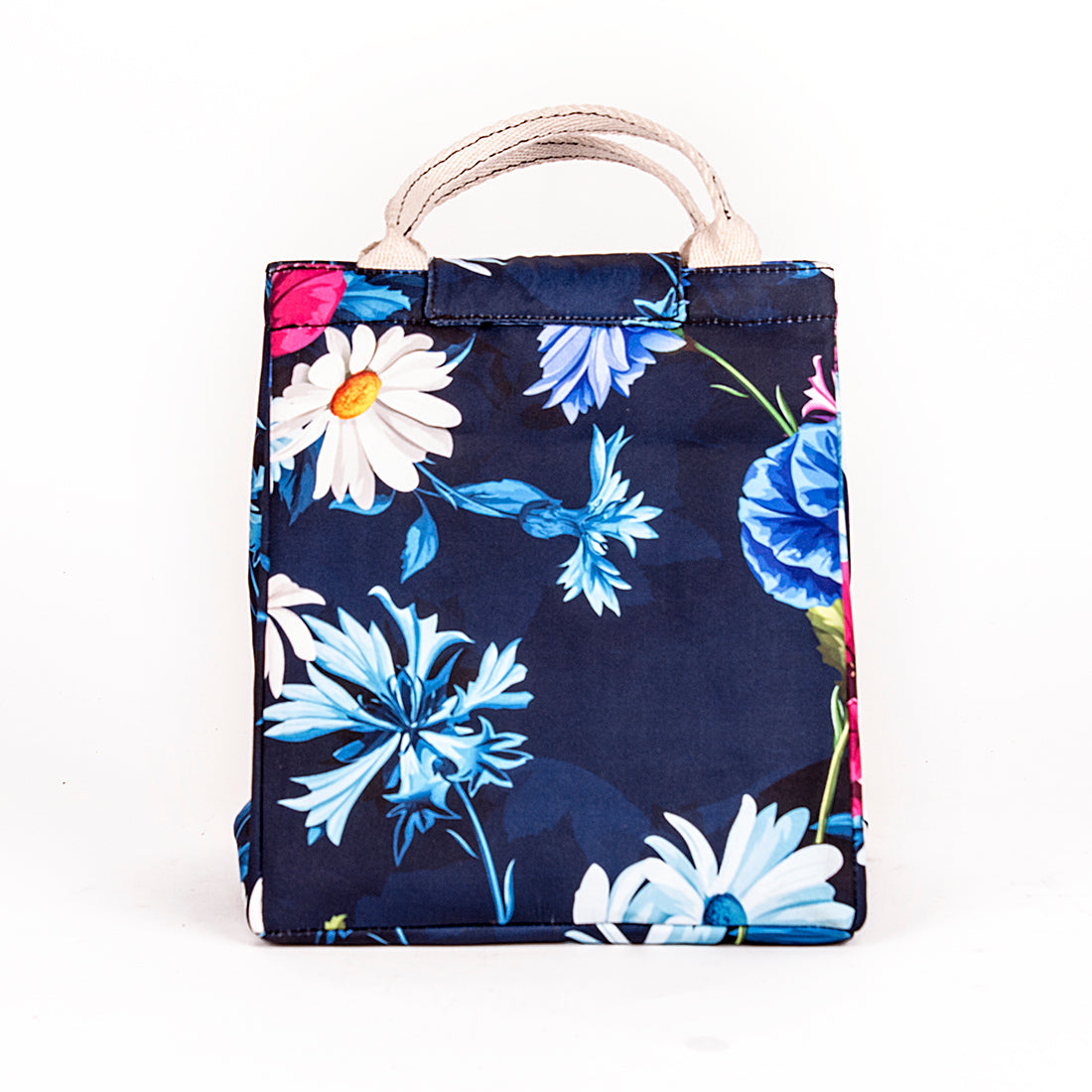 Tiffin- Lunch Bag-Blue Floral 15