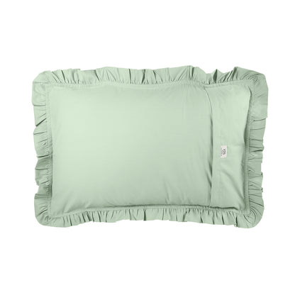 V2G Plain Color Pillow Covers-Dark Olive Green- Pair