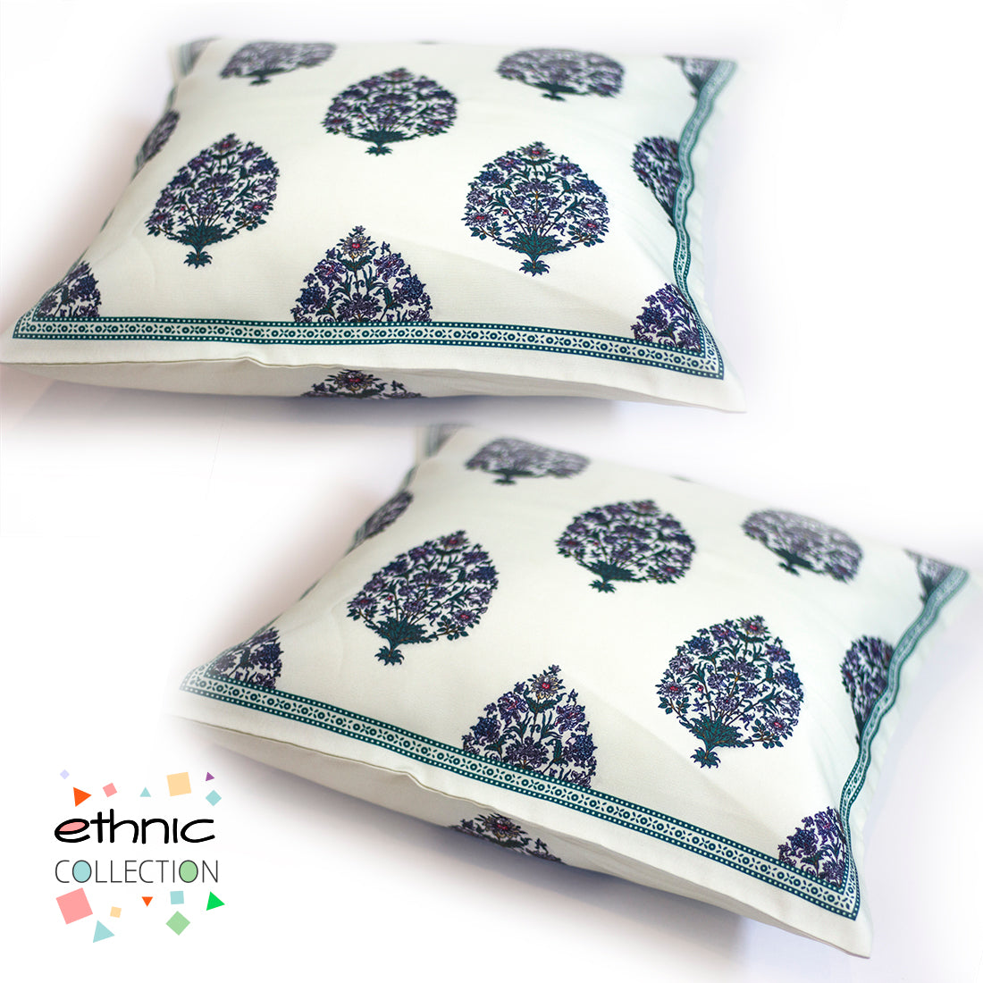 Cushion Cover-Ethnic Collection-09-Set of 2