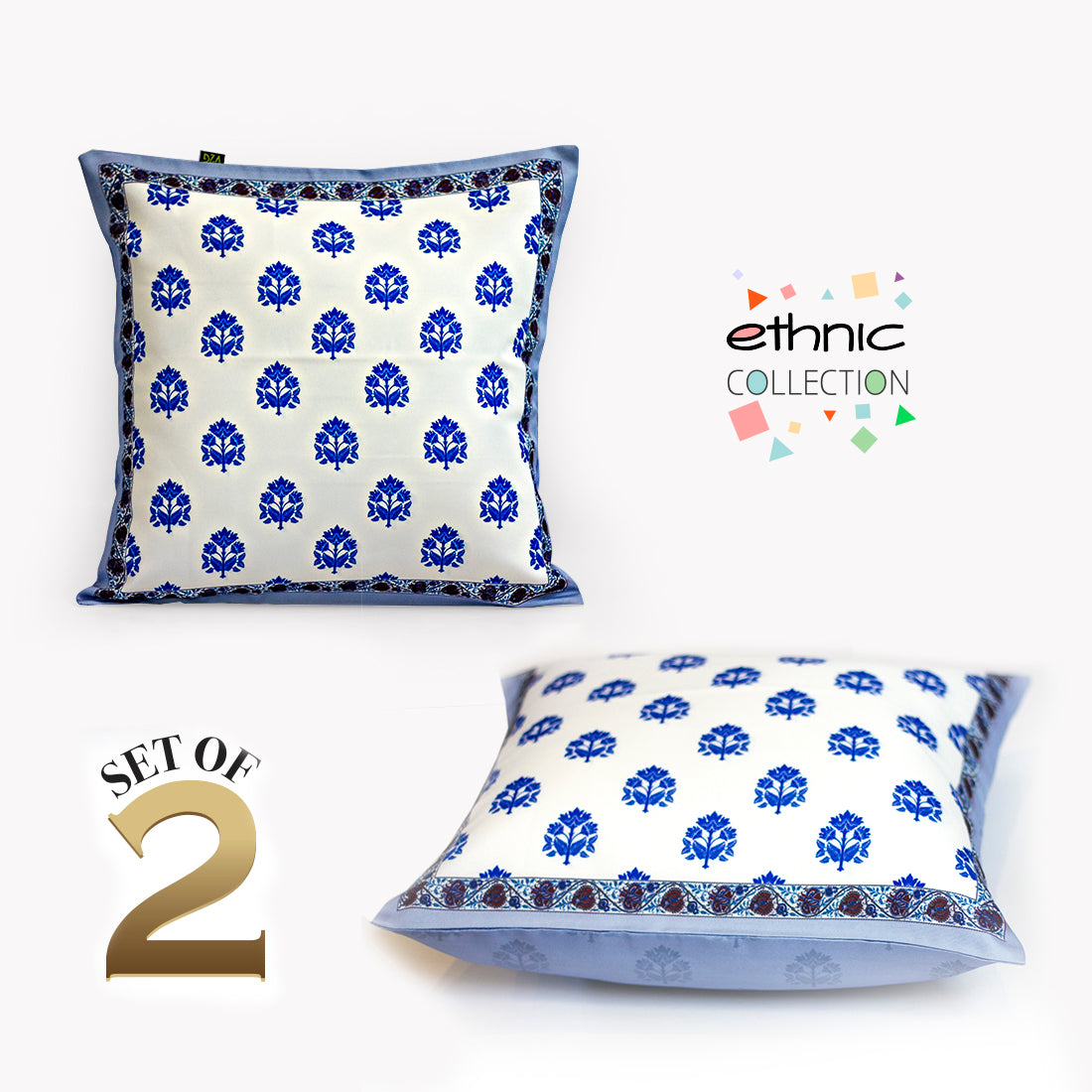 Cushion Cover-Ethnic Collection-07-Set of 2