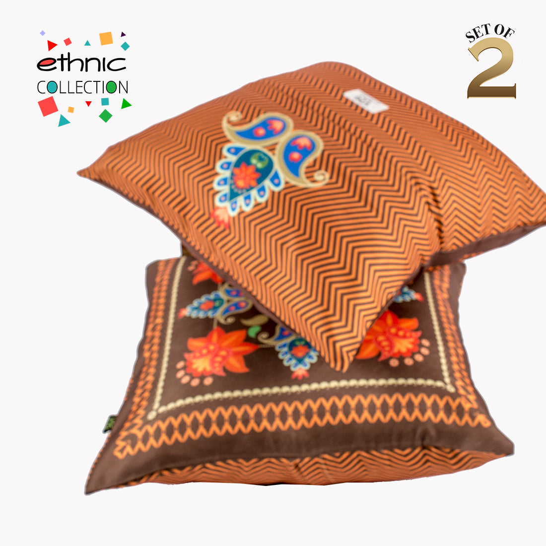 Cushion Cover-Ethnic Collection-61-Set of 2