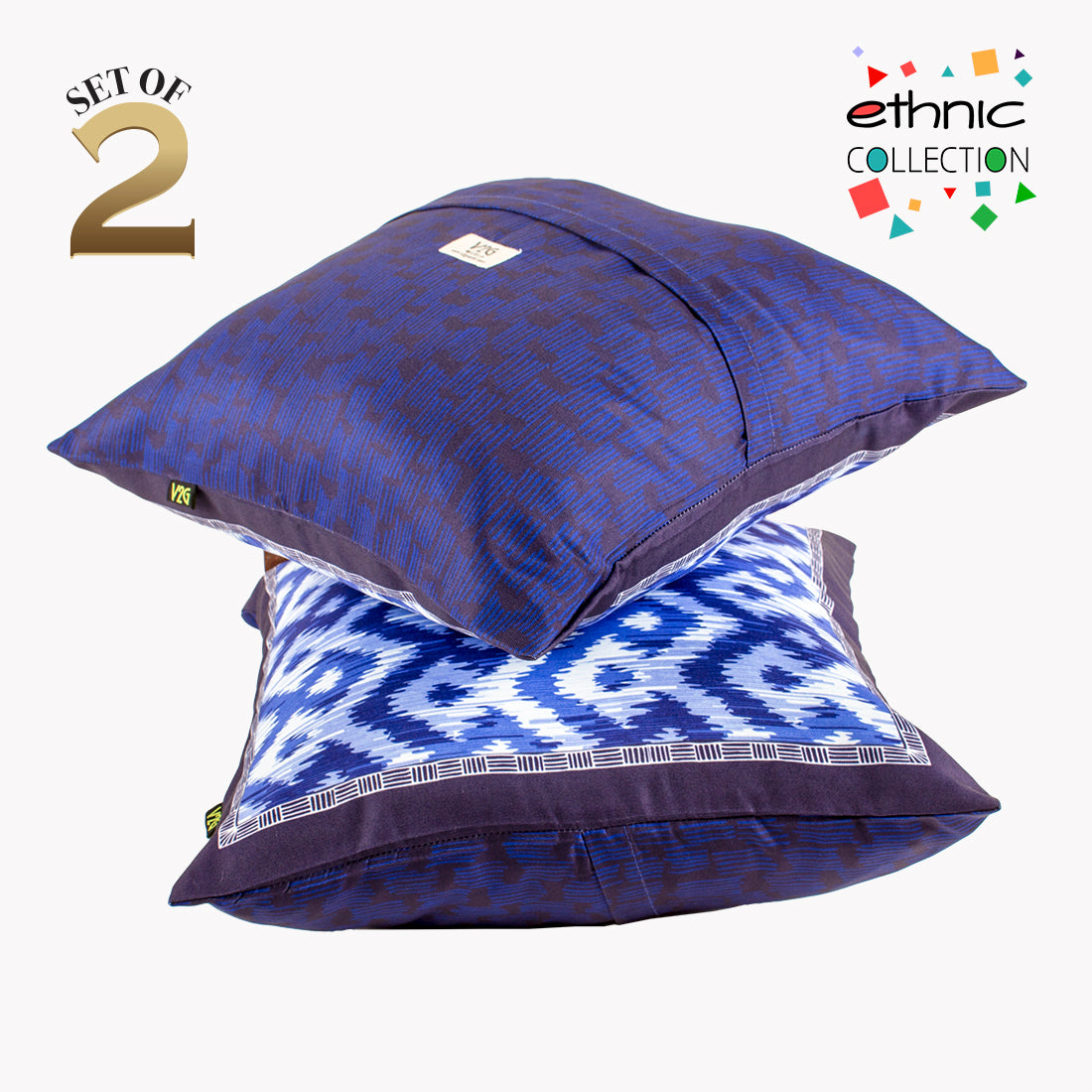 Cushion Cover-Ethnic Collection-68-Set of 2
