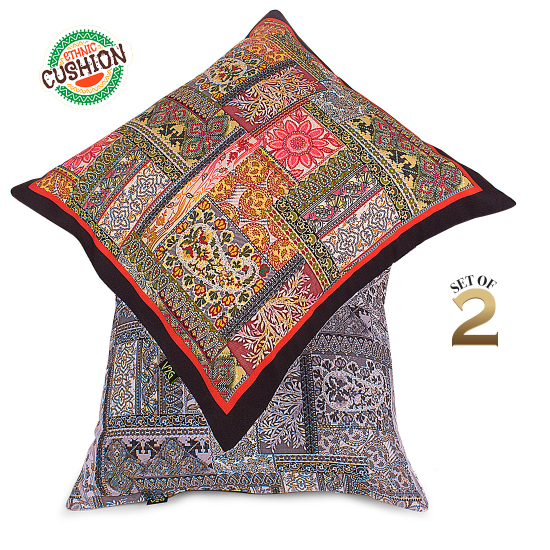 Cushion Cover-Ethnic Collection-90015-Set of 2