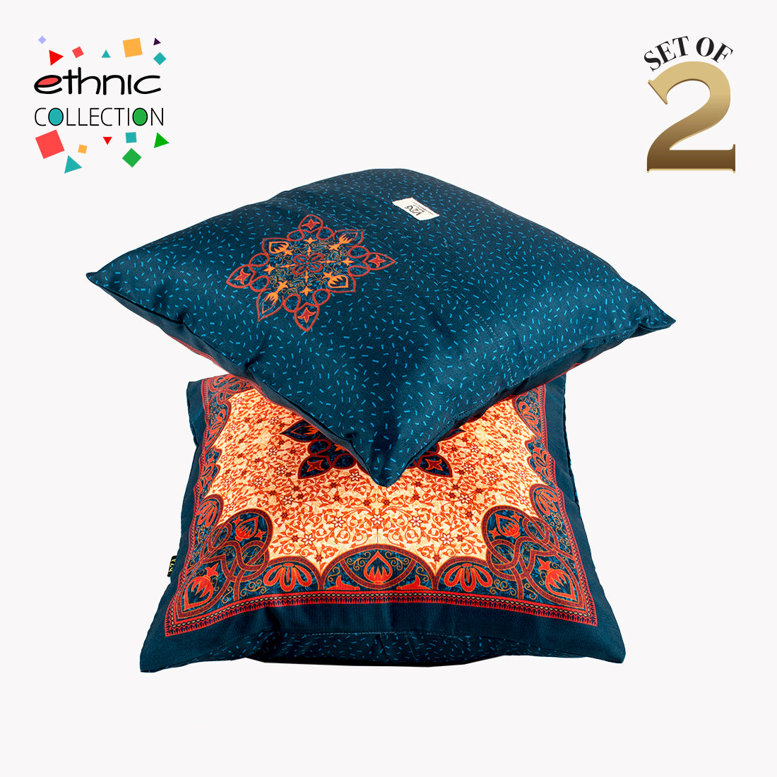 Cushion Cover-Ethnic Collection-89-Set of 2