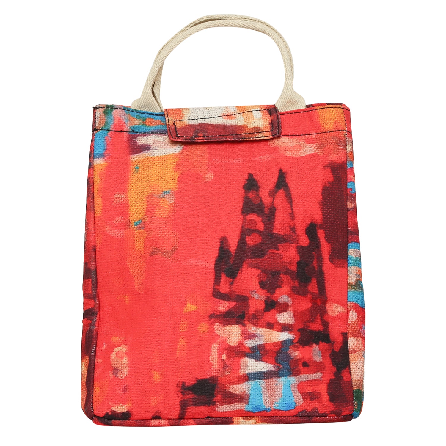 Tiffin- Lunch  Bag- Red Canvas