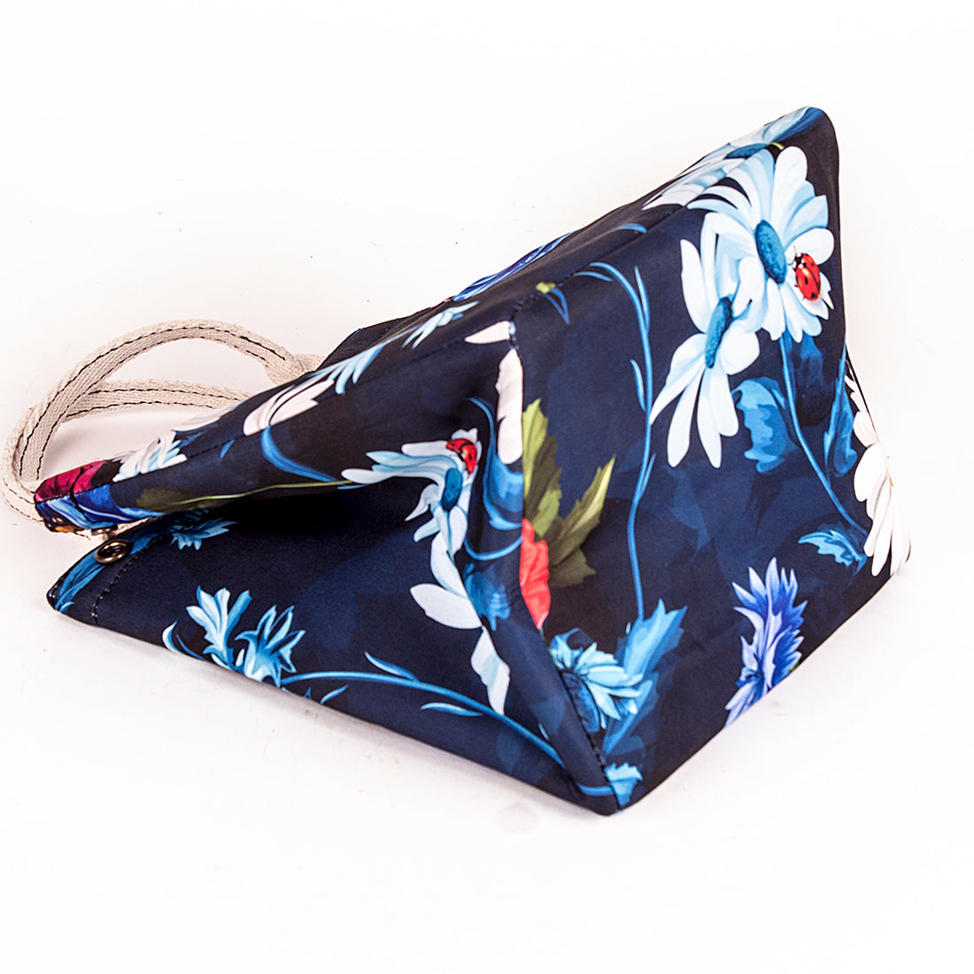 Tiffin- Lunch Bag-Blue Floral 15
