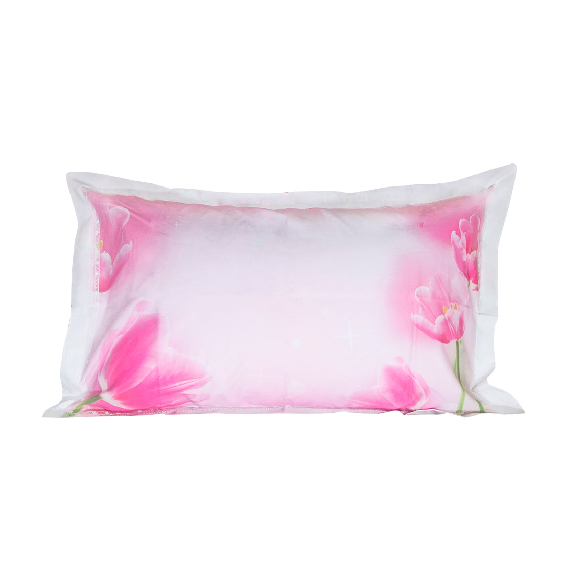 V2G Printed Pillow Covers- Pink Tulips- Pair