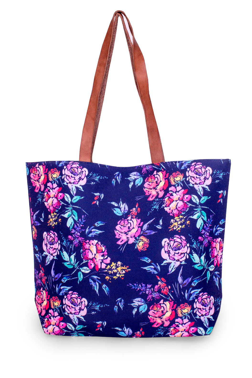 Shopper Bag-Blue Roses