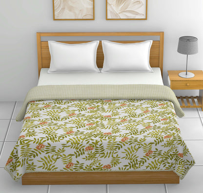 Dohar Cotton-Double Bed- Autumn Green