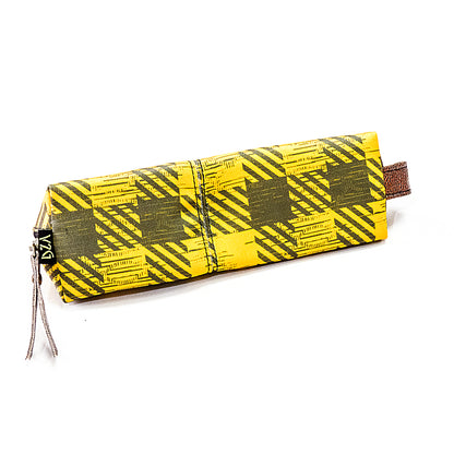 Stationary Pouch- Yellow Checks