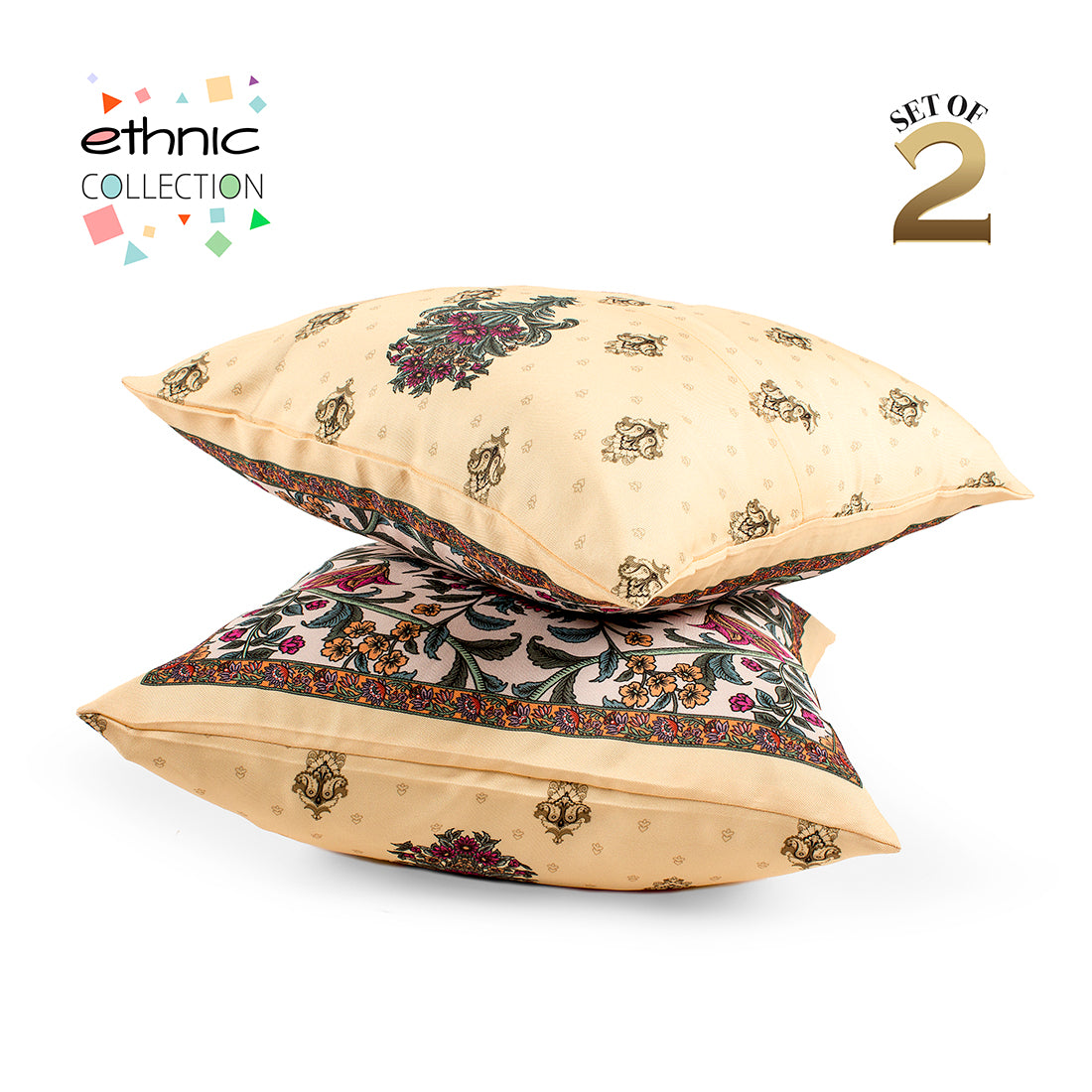 Cushion Cover-Ethnic Collection-34-Set of 2