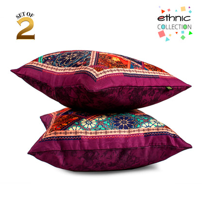 Cushion Cover-Ethnic Collection-45(webec)-Set of 2