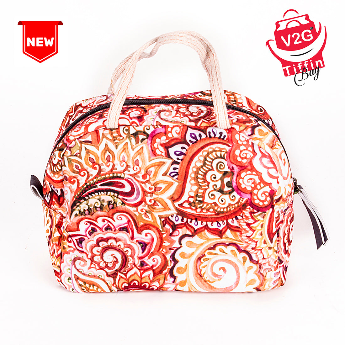 Tiffin- Lunch Bag-Intricate Paisely 21