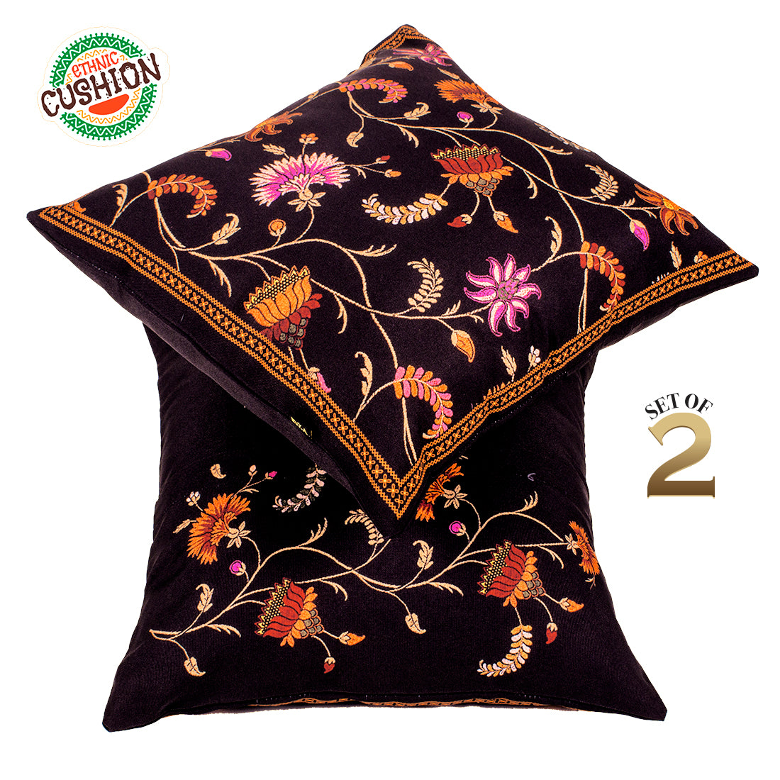 Cushion Cover-Ethnic Collection-90004-Set of 2