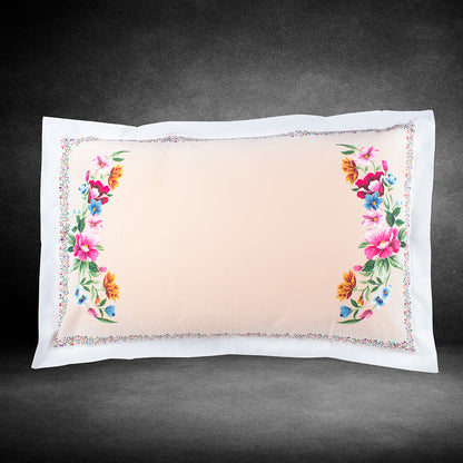 V2G Bracketed Flowers Printed Pillow Covers - Pair