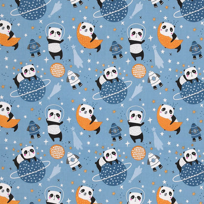 Printed Bedsheet- Double Bed -For Kids - Panda Universe