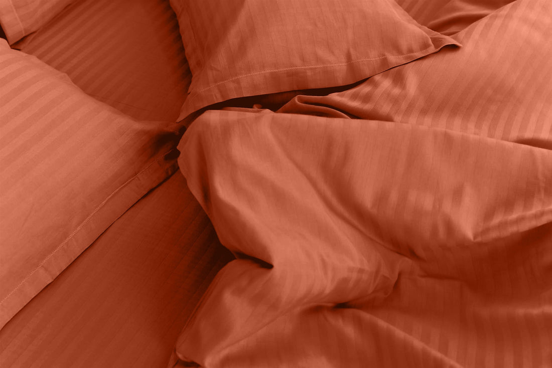 Single Bedsheet- Rust
